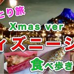 【孤独な女ひとり旅】クリスマスディズニー/東京ディズニーシー 食べ歩き/ディズニーグルメ・ぼっちディズニー/Disney Sea