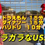 【USJ】お正月の年パス除外日 超ガラガラな2021年1月4日 ユニバーサル・スタジオ・ジャパン / ドラえもん 2 XRライド ウォーターワールド パワー・オブ・ポップ ハリーポッター